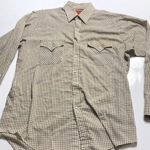 Plains Western wear Medium Button Up Long Sleeve